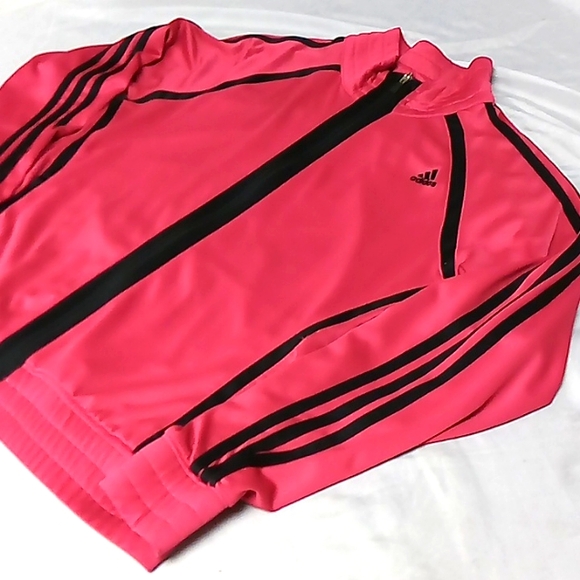 Adidas..Track Jacket.Large..Pink - Picture 3 of 4